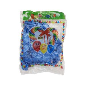 بادکنک آبی روشن 6 اینچ بسته 100 تایی