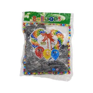 بادکنک نقره ای 6 اینچ بسته 100 تایی