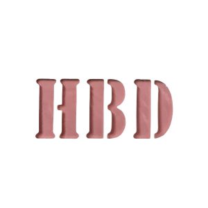 بادکنک hbd صورتی (16 اینچ)