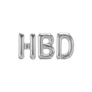 بادکنک hbd نقره ای (16 اینچ)
