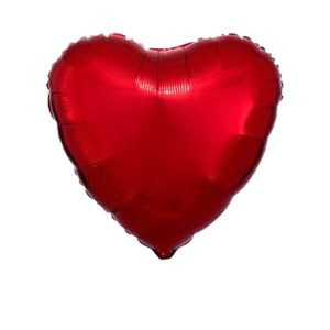 بادکنک قلب کروم قرمز
