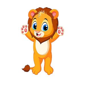 استند شیر چوبی (60 سانت)