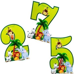 استند عدد حیوانات جنگل (50 سانت)