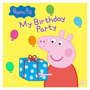بنر تم پپا پیگ my birthday party